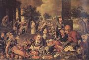 Pieter Aertsen Christ and the Adulteress (mk14) oil painting on canvas